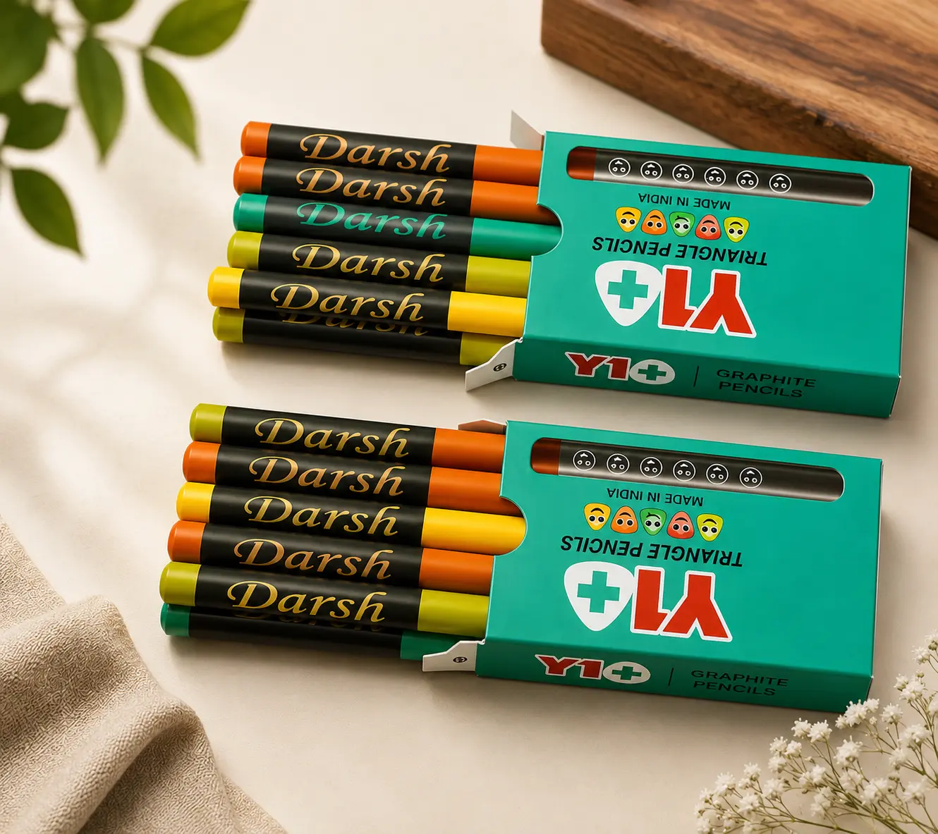 Personalized Kids School Name Pencil Set